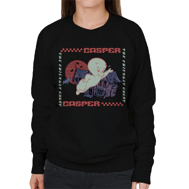Stock Clearance workout style hoodieCasper The Friendly Ghost Check Square Women's Sweatshirt Stock Clearance workout style hoodieCasper The Friendly Ghost Check Square Women's Sweatshirt