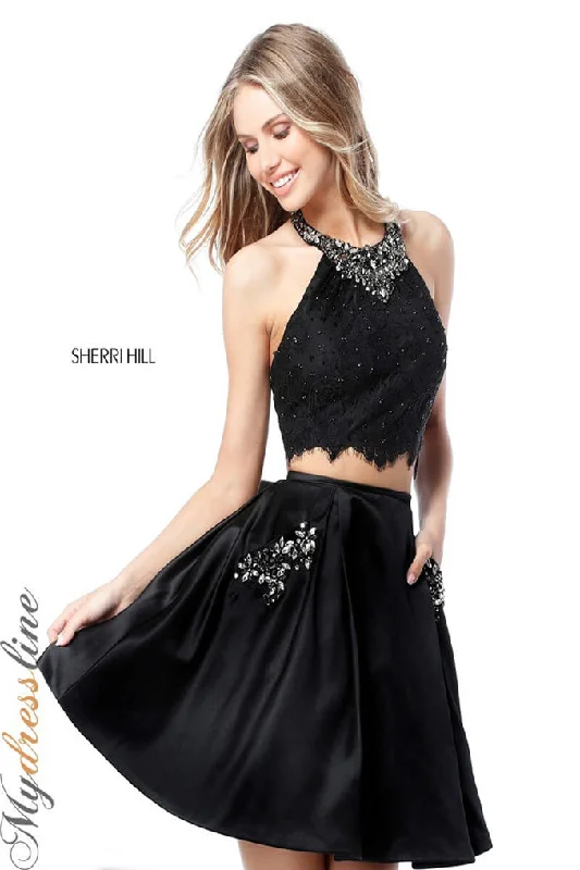 Overstock summer floral dressSherri Hill 51520