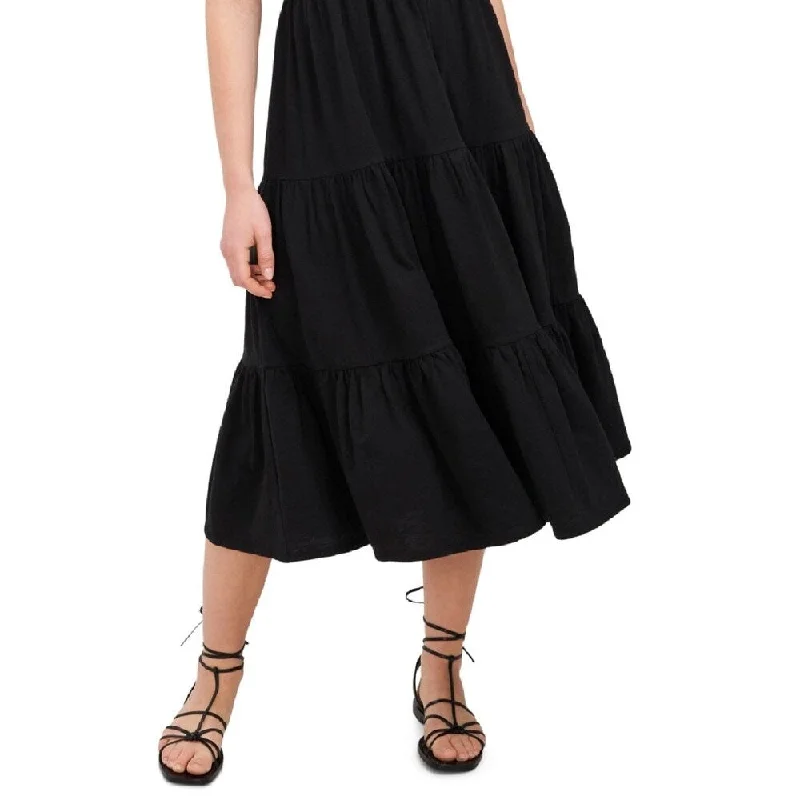 Final Clearance Riley & Rae Women's Lacey Tiered Puff Sleeve Dress Black Size X-Small
