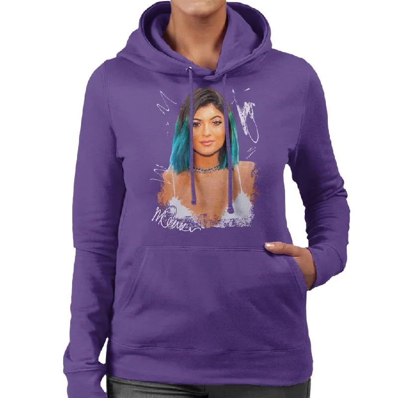 Clearance Sale premium athletic sweatshirtSidney Maurer Original Portrait Of Kylie Jenner Women's Hooded Sweatshirt Clearance Sale premium athletic sweatshirtSidney Maurer Original Portrait Of Kylie Jenner Women's Hooded Sweatshirt