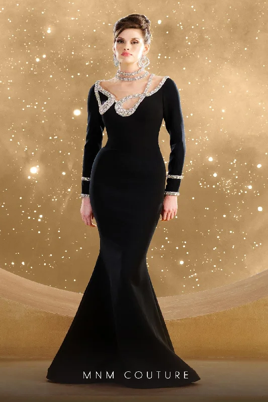 Super Sale elegant maxi dressMNM Couture F02852