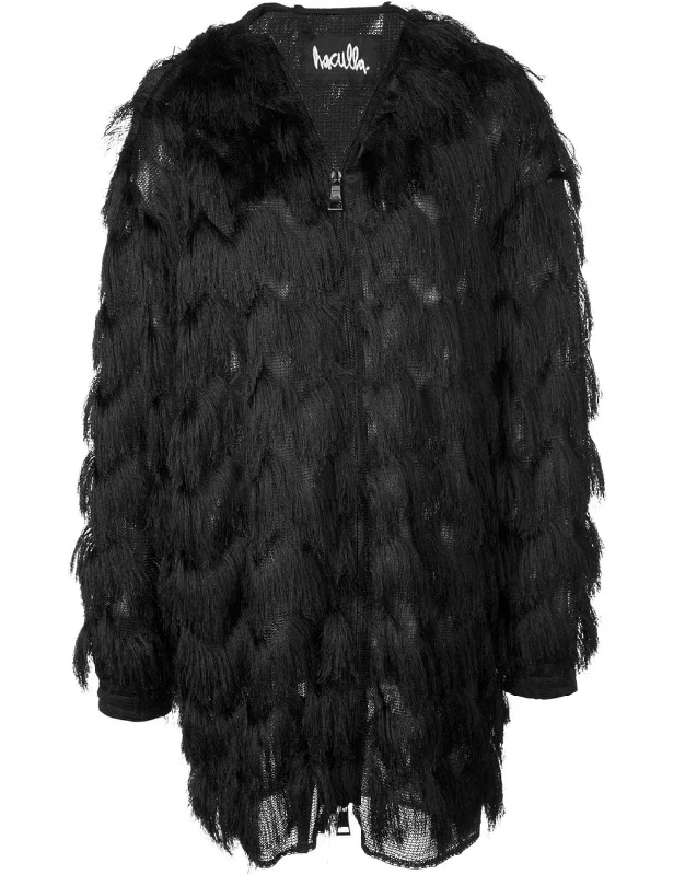 Act Fast FRINGED COAT