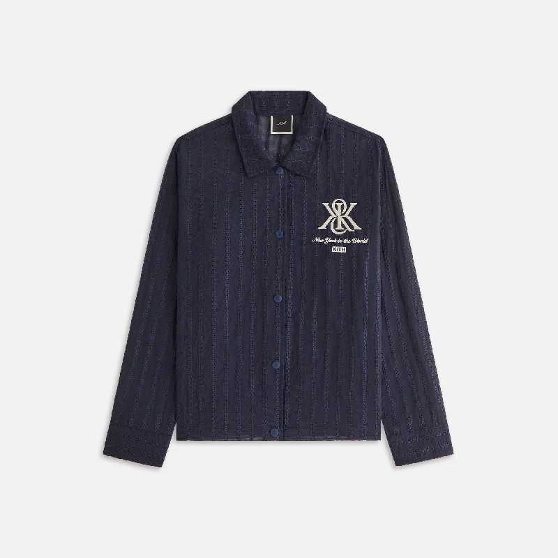 Weekend Flash Sale Kith Women Kieran Crest Coaches Jacket - Nocturnal