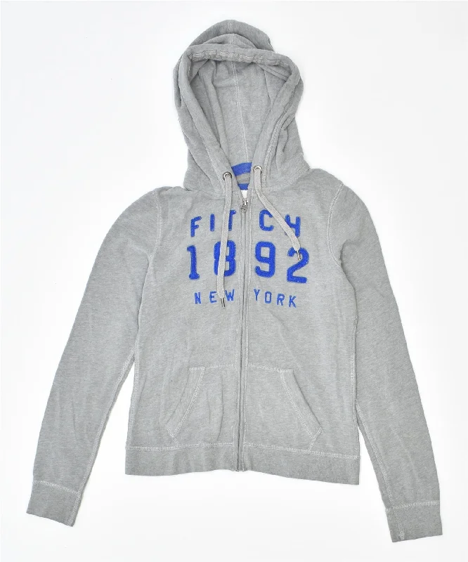 Super Savings versatile hoodieABERCROMBIE & FITCH Womens Graphic Zip Hoodie Sweater UK 8 Small Grey Super Savings versatile hoodieABERCROMBIE & FITCH Womens Graphic Zip Hoodie Sweater UK 8 Small Grey