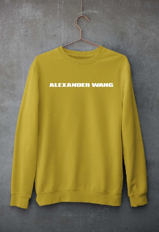 breathable workout hoodieAlexander Wang Unisex Sweatshirt for Men/Women