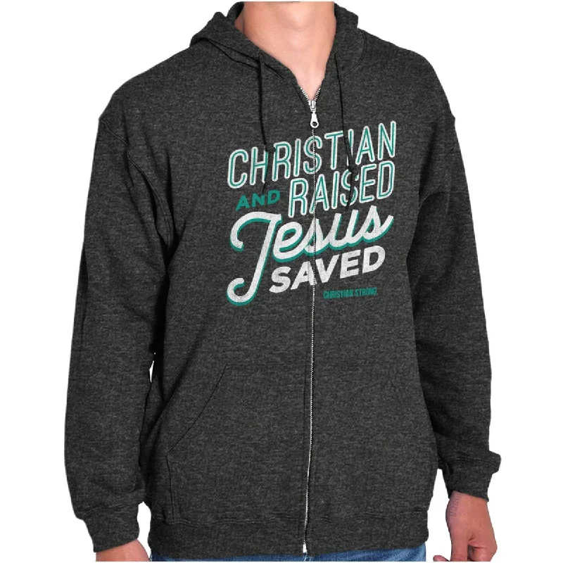 Limited Edition oversized pullover hoodieJesus Saved Me Zip Hoodie