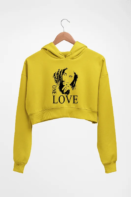 sporty hoodieBob Marley Crop HOODIE FOR WOMEN