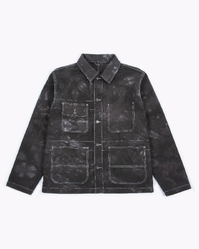 Exclusive Access Overdyed Chore Coat - Smoke Mist