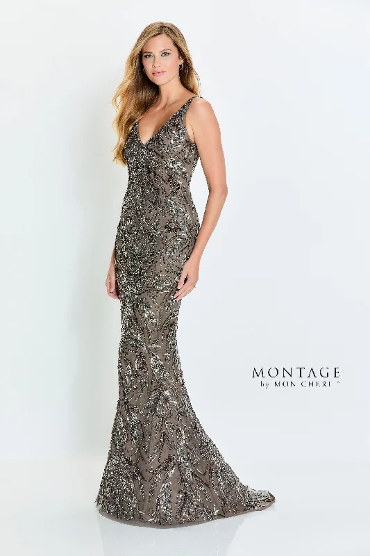 Blowout Deals layered dressMon Cheri Montage M531