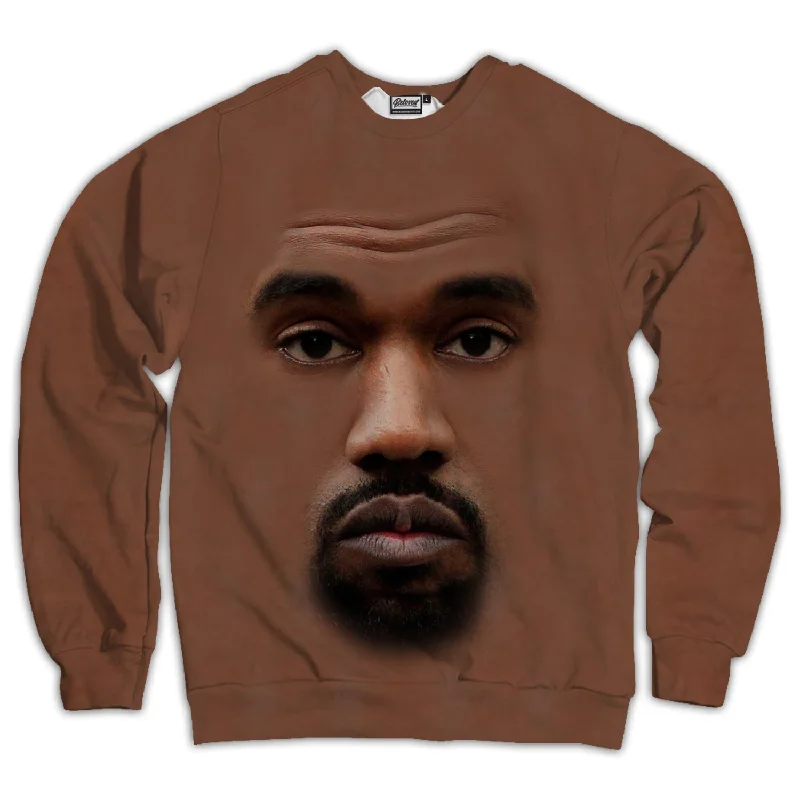 high-end athletic hoodieKanye Face Unisex Sweatshirt