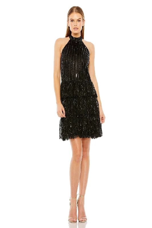 Extra Discounts puff sleeve dressMac Duggal 23012
