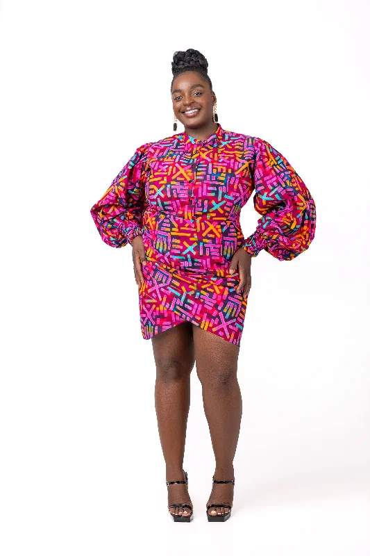 Bargain Prices fitted cocktail dressBetty Ankara Short Mini Dress | Pink African Print Bargain Prices fitted cocktail dressBetty Ankara Short Mini Dress | Pink African Print