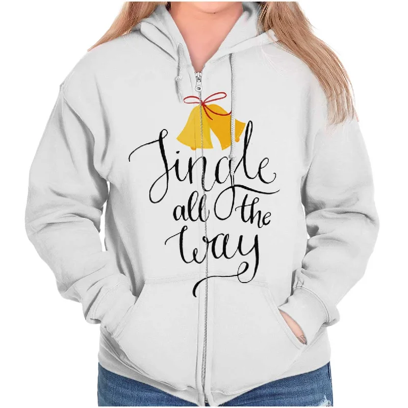 Buy Now trendy zip-up hoodieJingle All The Way Zip Hoodie