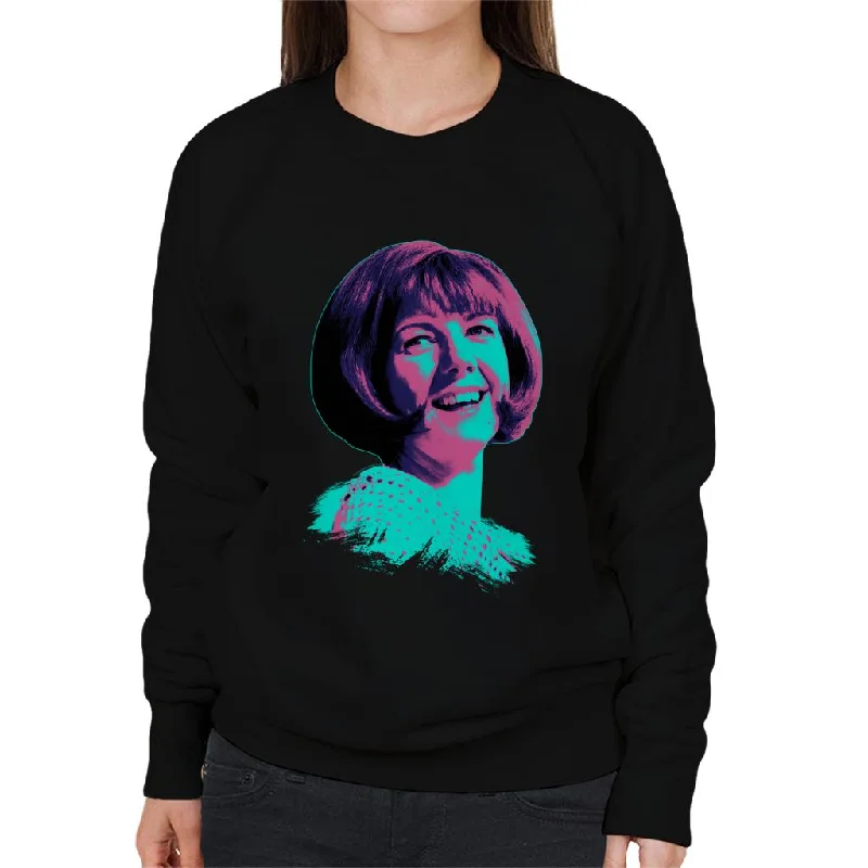 modern athletic hoodieTV Times Cilla Black 1964 Pop Art Stylised Women's Sweatshirt