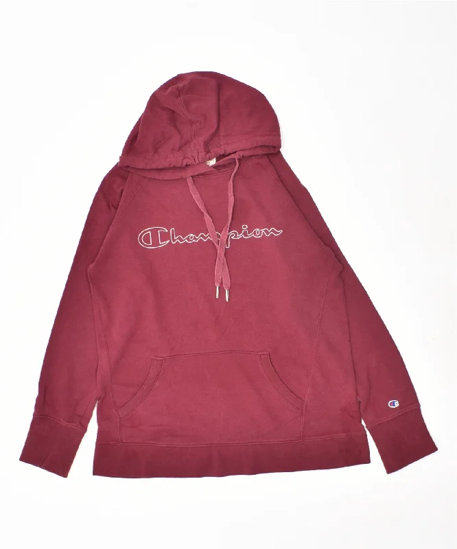 Super Deal lightweight hooded sweatshirtCHAMPION Womens Graphic Hoodie Jumper UK 12 Medium Burgundy Cotton Super Deal lightweight hooded sweatshirtCHAMPION Womens Graphic Hoodie Jumper UK 12 Medium Burgundy Cotton