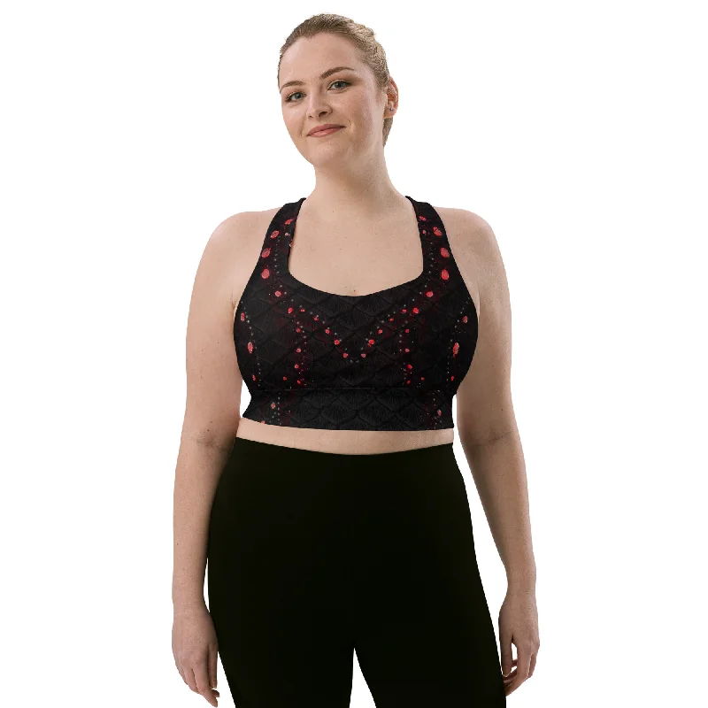 Final Clearance Dark Tide Longline Sports Bra