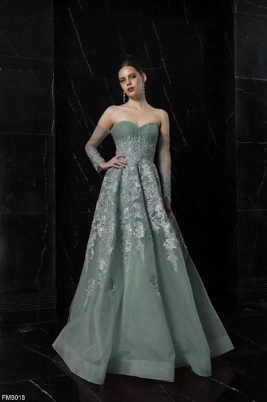 Big Discounts fitted dressAzzure Couture FM9018