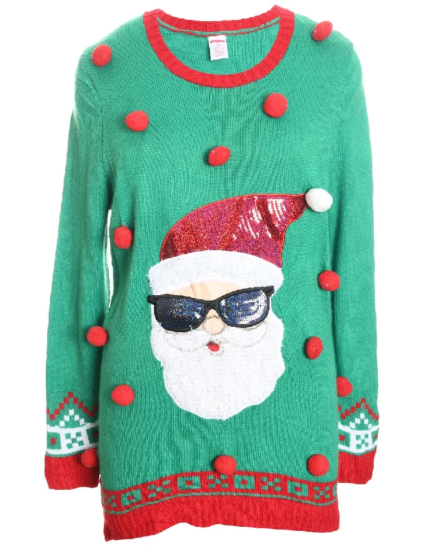 Santa Claus Christmas Jumper - XL