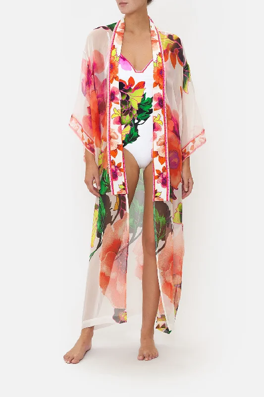 Value Deals KIMONO COAT PRETTY AS A POPPY
