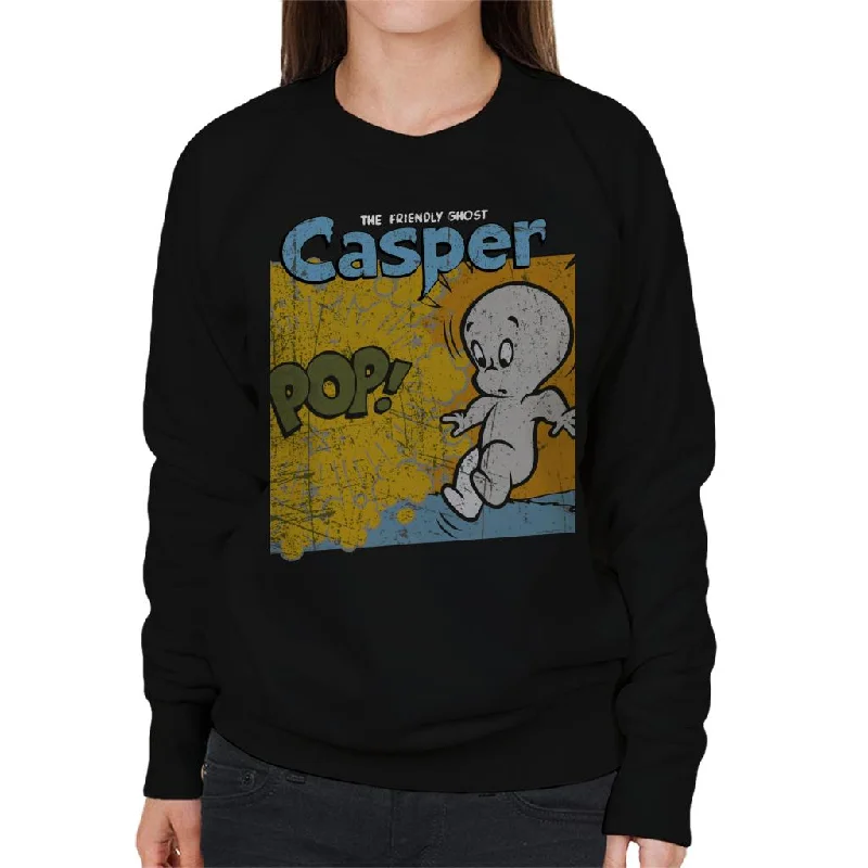 Grand Opening Sale loose fit athletic hoodieCasper The Friendly Ghost Pop Frame Women's Sweatshirt Grand Opening Sale loose fit athletic hoodieCasper The Friendly Ghost Pop Frame Women's Sweatshirt
