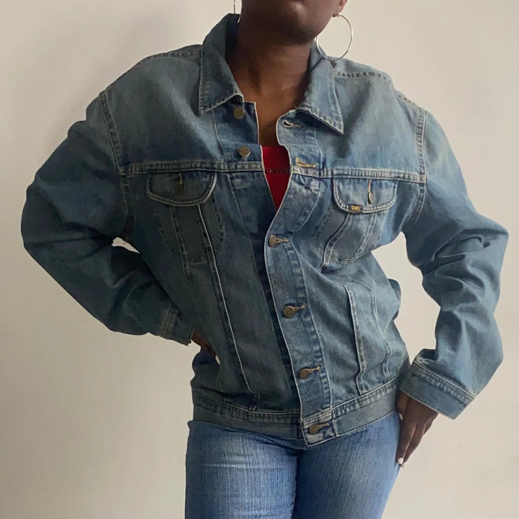 Clearance Items Lee Denim Jacket - XL Blue Cotton