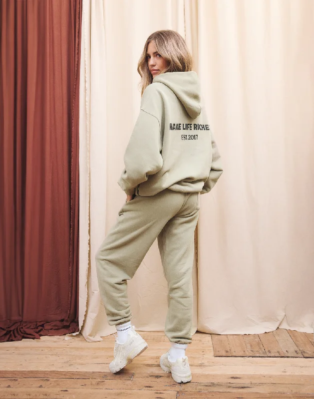Today’s Deal comfortable stylish hoodiePrint Hoodie in Olive Green
