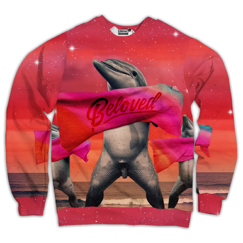 Extra Savings loose fit athletic hoodieBeloved Dolphins Unisex Sweatshirt