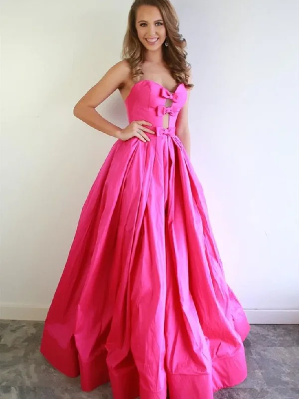 Members Only long-sleeve floral dressHot Pink A-Line Strapless Long Prom Dress Formal Party Dress,DP893