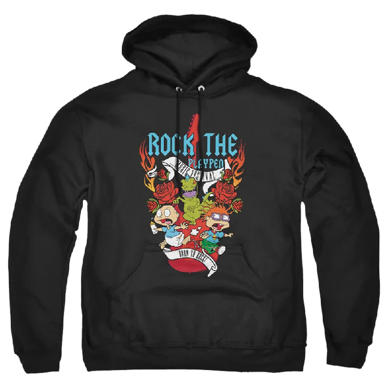 Closeout cozy hooded sweatshirtRugrats Rock The Playpen Music Festival - Pullover Hoodie Closeout cozy hooded sweatshirtRugrats Rock The Playpen Music Festival - Pullover Hoodie