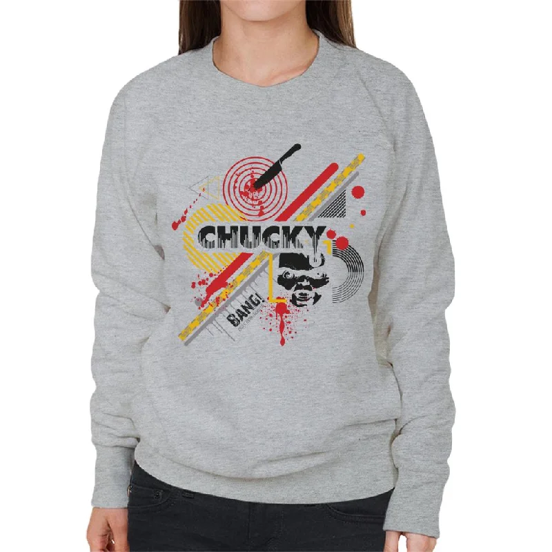 Price Drop casual workout hoodieChucky Bang You Are Dead Women's Sweatshirt