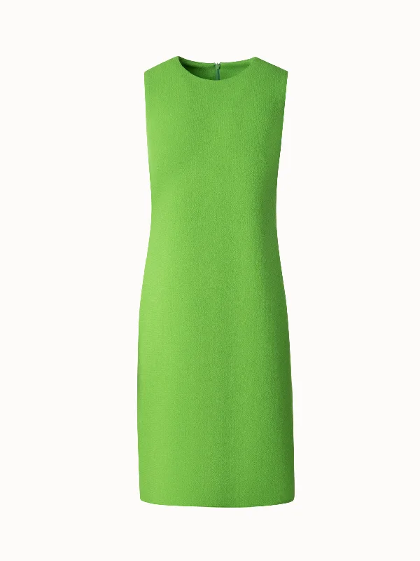 form-fitting dressSheath Dress in Wool Double-Face