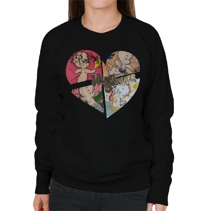 Price Blitz activewear hoodieCasper The Friendly Ghost Heart Breaker Women's Sweatshirt Price Blitz activewear hoodieCasper The Friendly Ghost Heart Breaker Women's Sweatshirt