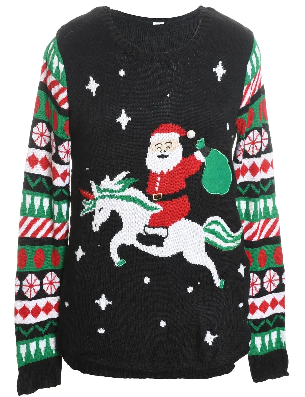 Price Drop Santa Claus Christmas Jumper - M