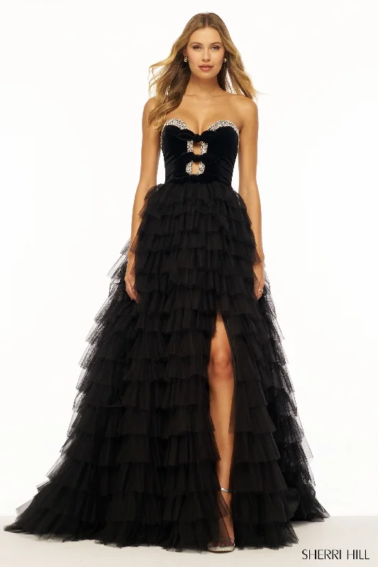 Deal Zone floral midi dressSherri Hill 56034