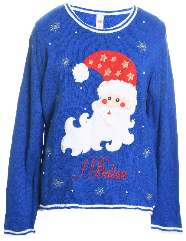 Mega Sale Santa Claus Christmas Jumper - L