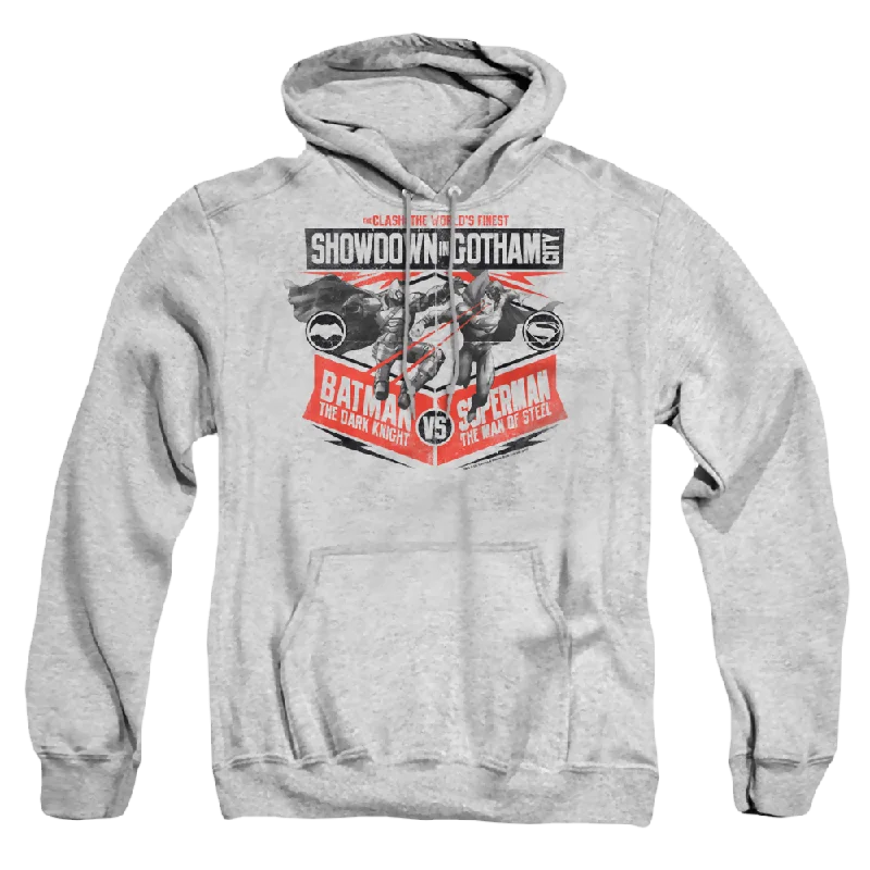 fleece hoodieBatman v Superman Showdown In Gotham - Pullover Hoodie