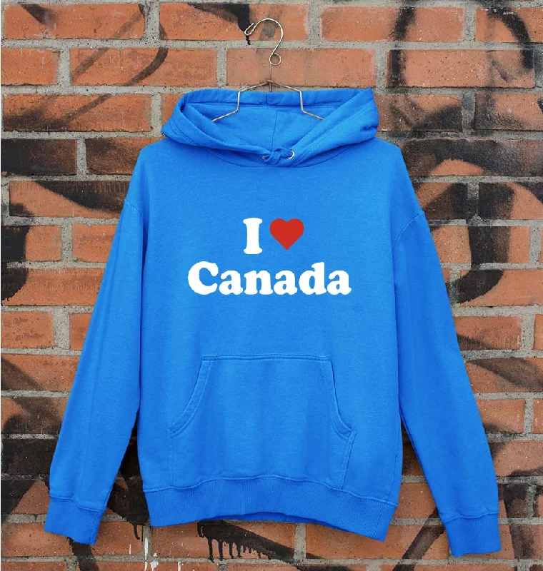 Price Drop fashionable hoodieI Love Canada Unisex Hoodie for Men/Women