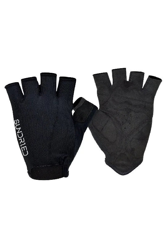 YEAR-End Clearance Sundried Black Fingerless Cycle Gloves