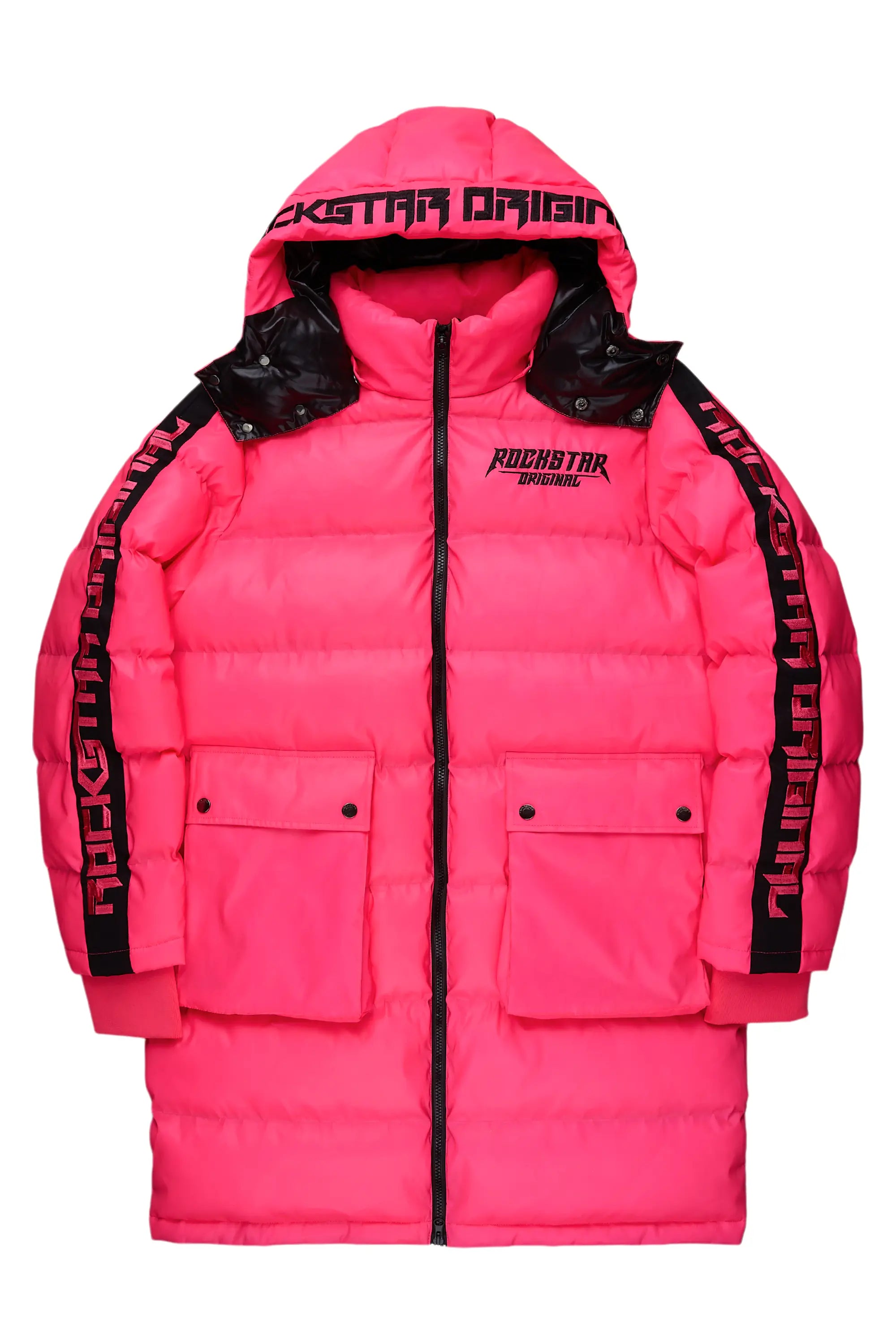 Nikita 2.0 Reflective Pink Puffer Jacket