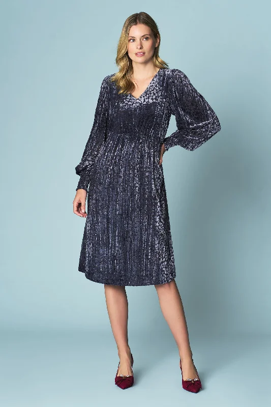 long sleeve dressVelvet Burnout Dress