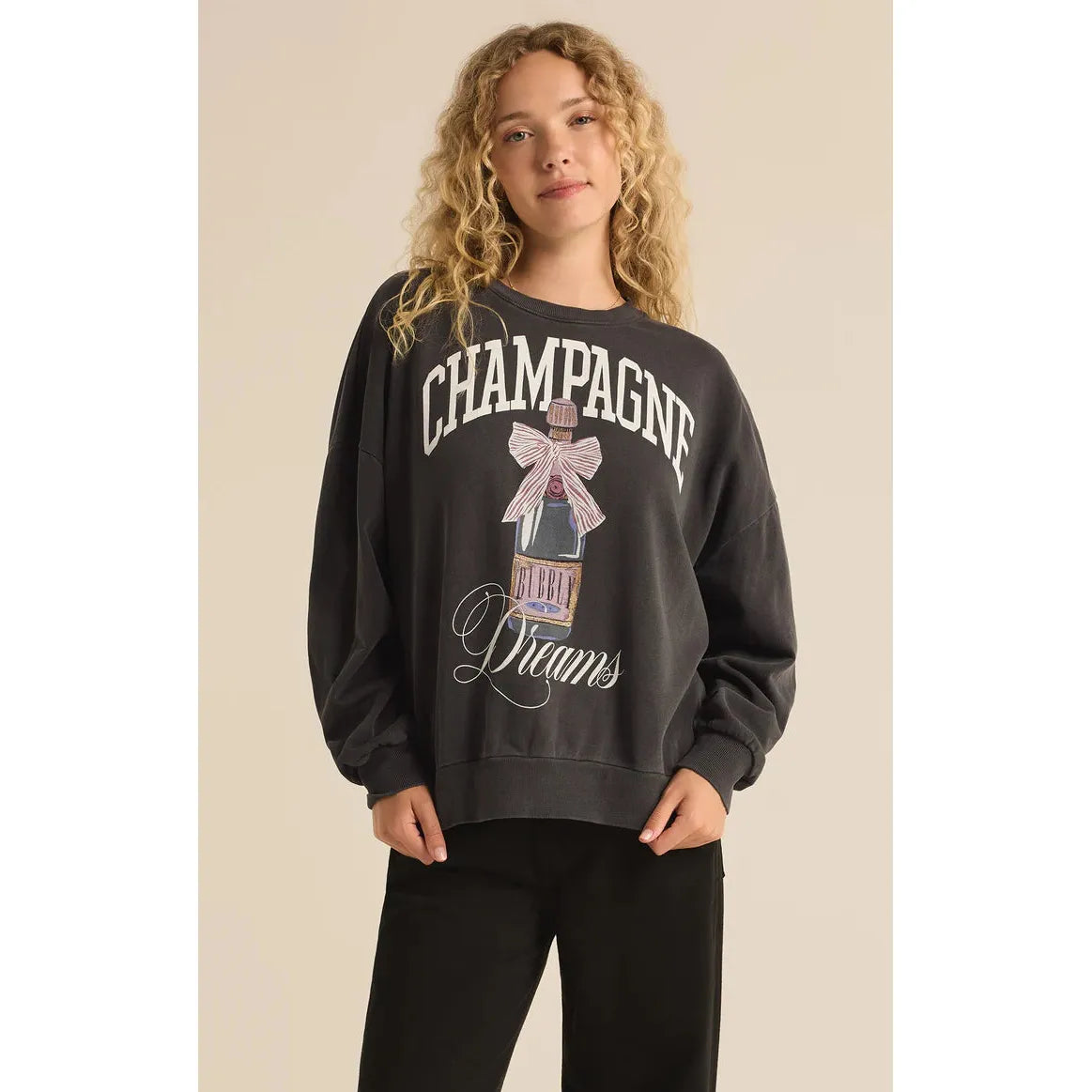 athletic streetwear sweatshirtZ Supply Dreams Sunday Sweatshirt