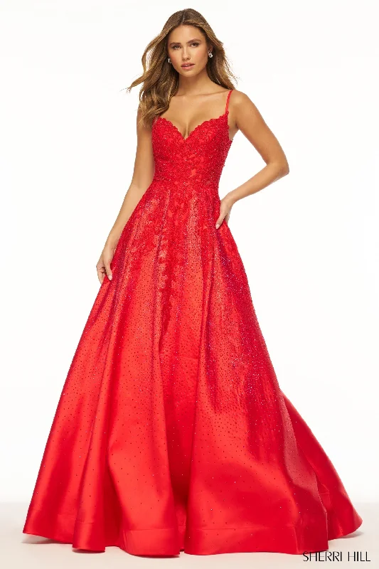 New Markdowns lace dressSherri Hill 56183