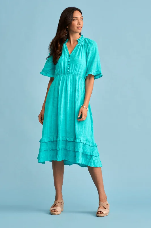 modern dressTextured Cotton Dress