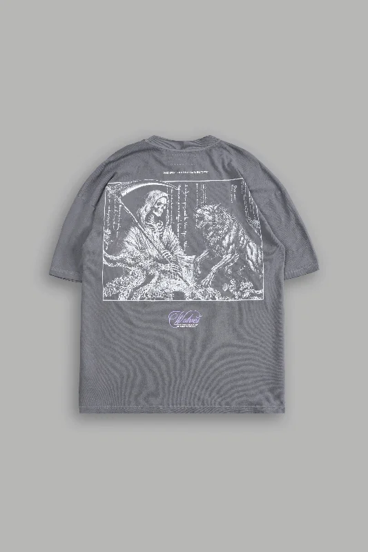 Weekend Flash Sale (1 OF 500) Have No Fear "Premium" Oversized Tee in Dove Gray