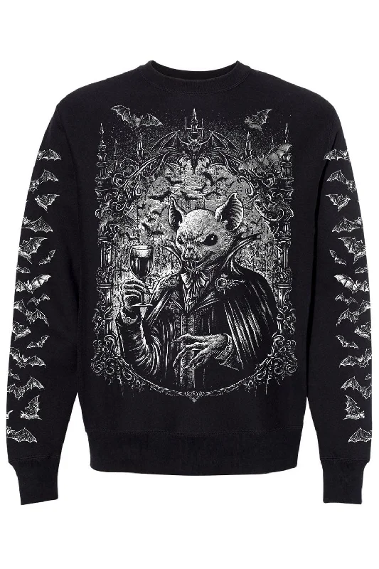 Seasonal Clearance Victorian Vampire Bat Sweatshirt
