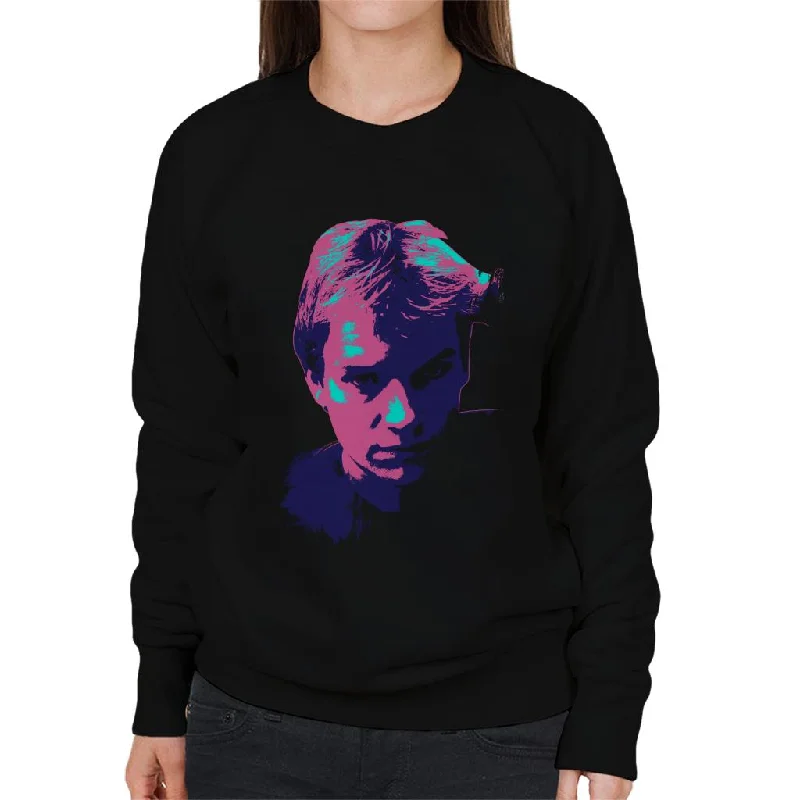 fitness lifestyle hoodieTV Times Portrait Of Musician Sting Pop Art Stylised Women's Sweatshirt