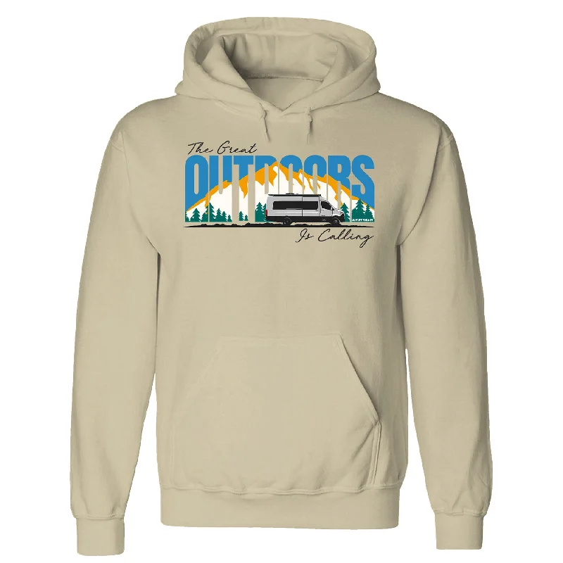 warm athletic hoodieAirstream Touring Coach the Great Outdoors Hoodie