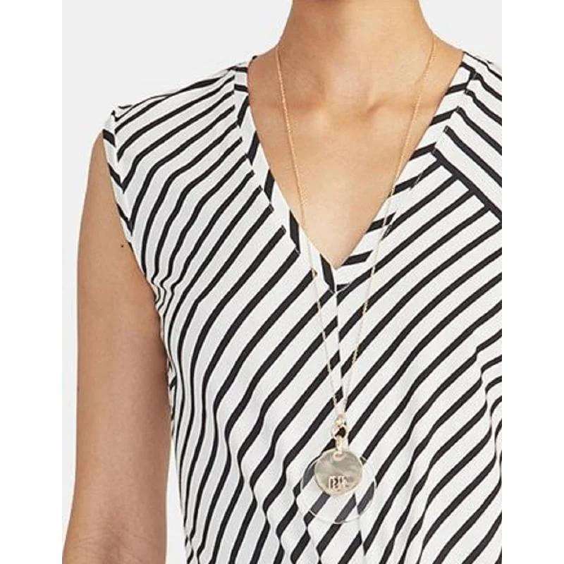 Crazy Deals Rachel Roy Women's Knot Front Striped Mini Dress Black Size X-Small