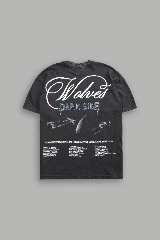 Limited Time (1 OF 500) Death Star "Premium" Oversized Tee in Wolf Gray