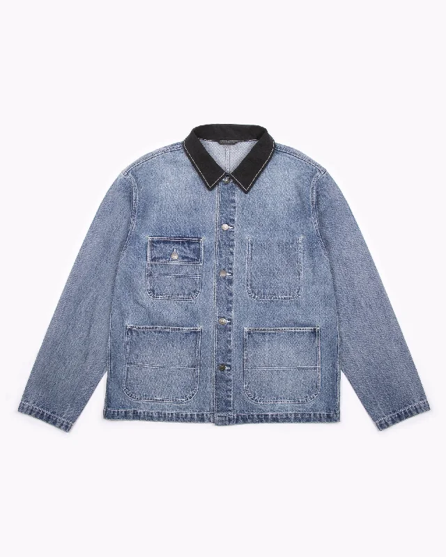 Price Slash Chore Coat - Light Indigo